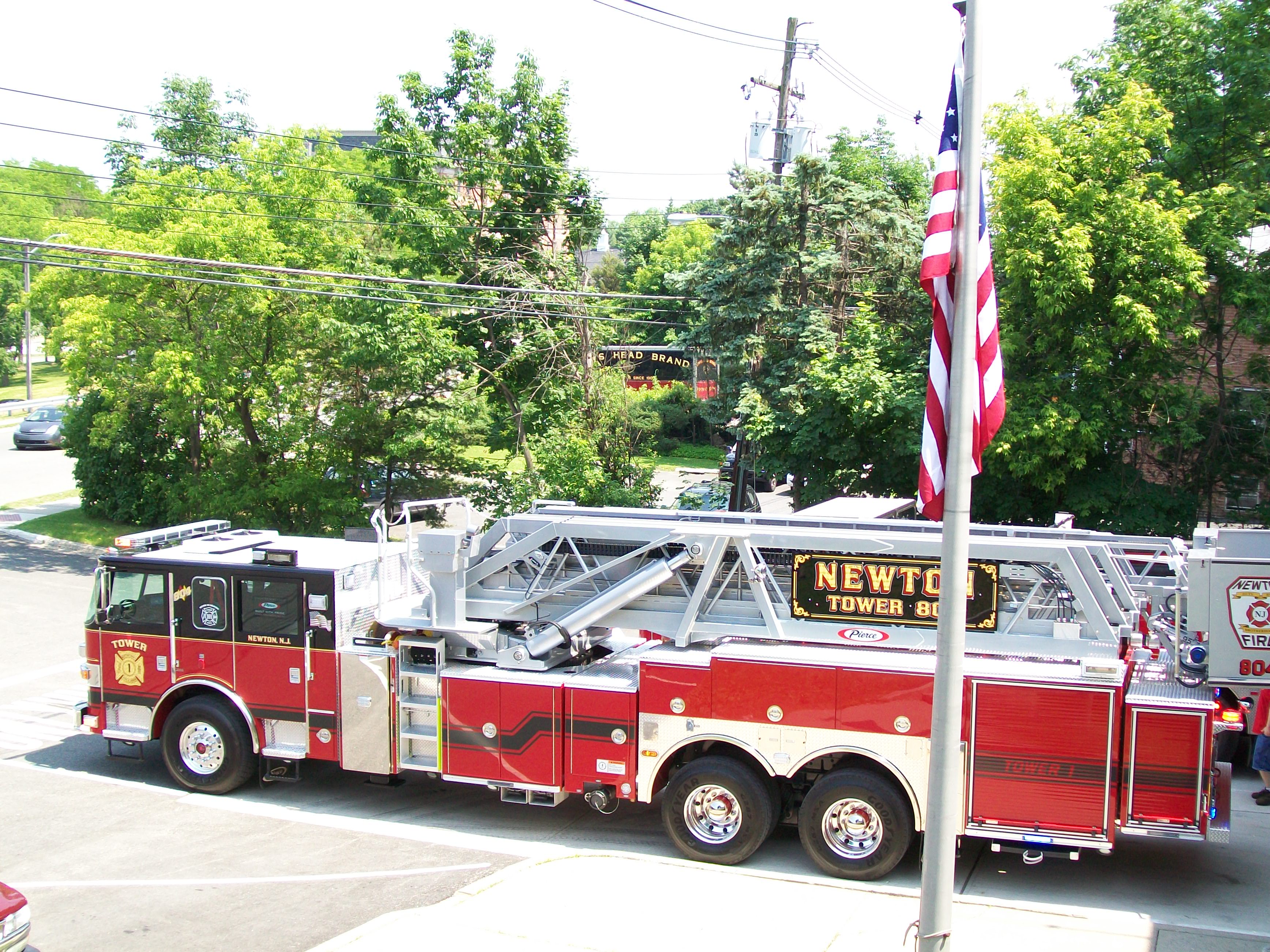 Fire Truck 804 aerial view